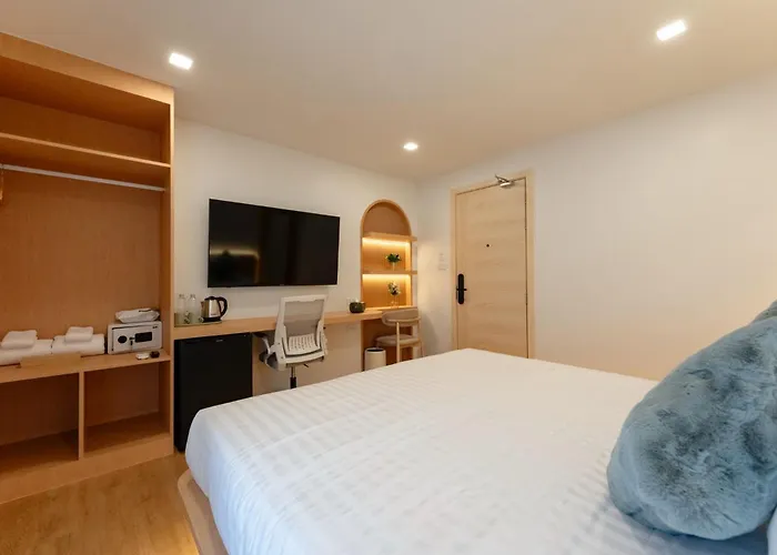 New Cozy Luxury King Bed Fast Wifi Ekkamai Bts ホテル 3*