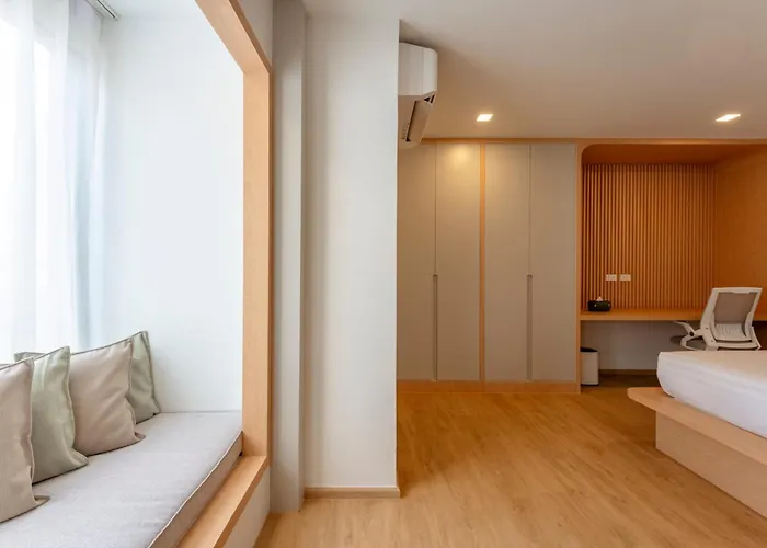ホテル New Cozy Luxury King Bed Fast Wifi Ekkamai Bts