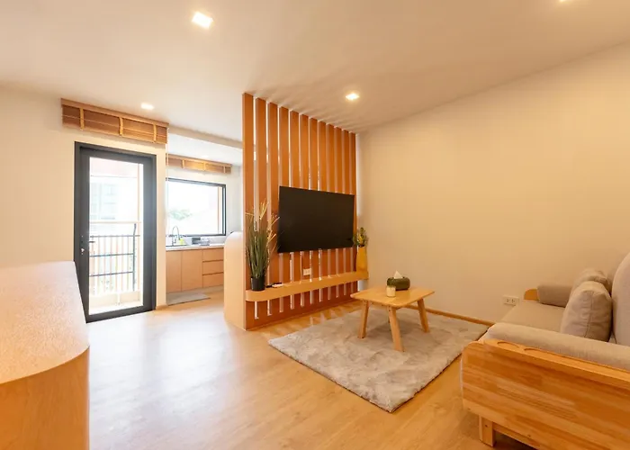 New Cozy Luxury King Bed Fast Wifi Ekkamai Bts ホテル 3*
