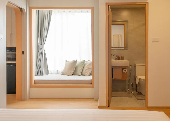 New Cozy Luxury King Bed Fast Wifi Ekkamai Bts バンコク都