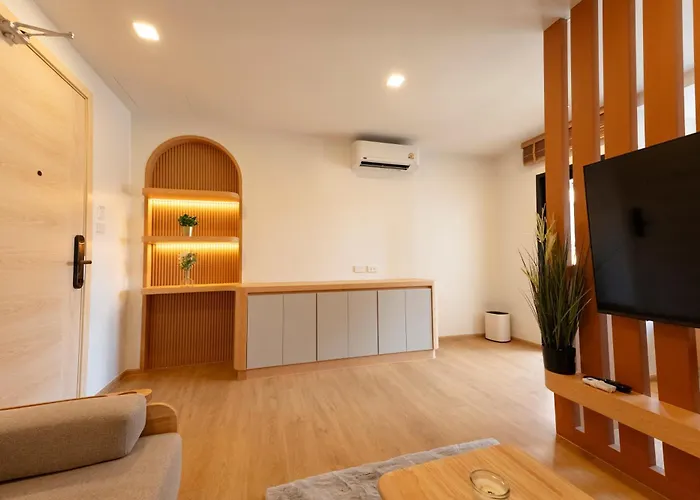 New Cozy Luxury King Bed Fast Wifi Ekkamai Bts バンコク都